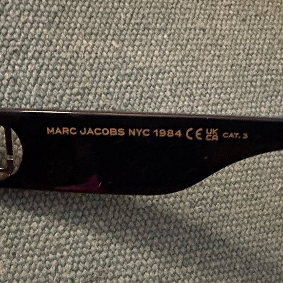 Marc Jacobs Elegant Black Sunglasses